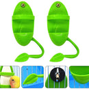 Parrot Food Holder Plastic Bird Feeders Bird Feeding Cup Rack Cuttlebone Holder