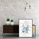 11CT Partial Embroidery Wind Bell Cotton Print Cross Stitch Home Decoration