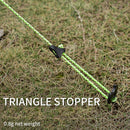 10/20pcs Outdoor Camping Tent Rope Fastener Adjuster Non-Slip Hiking Rope Buc