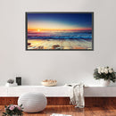 Beach Sunset Oil Paint By Numbers Kits Canvas DIY Wall Picture Home Decoration