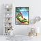 Acrylic Oil Painting By Numbers Christmas Crocodile Digital Picture Artwork