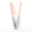 Portable V Type Hair Straightener Comb Folding DIY Hair Styling Clip Tool Newly