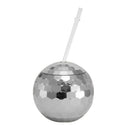 600ml Disco Ball Cups Cocktail Nightclub Party Straw Wine Glass Drinking Mu