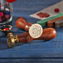 DIY Pattern Wax Seal Stamp Fire Painting for Stamping Envelope Wedding Gift Card