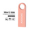 Mini Metal USB 2.0 Flash Drive 64GB 32GB 16GB 8GB 4GB Pendrive (4G)(Pink)