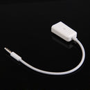 Sync 3.5mm Male AUX Auxiliary Audio Plug Jack to USB Cord Converter Cable