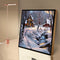 Snow House Rhinestone Mosaic Kit 5D DIY Full Drill Diamond Painting (B2350)