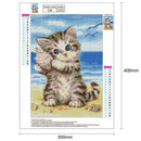 5D DIY Full Drill Diamond Painting Sea Snail Cat Cross Stitch Embroidery