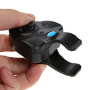 Black Electronic LED Light Fish Bite Sound Alarm Bell Clip On Fishing Rod
