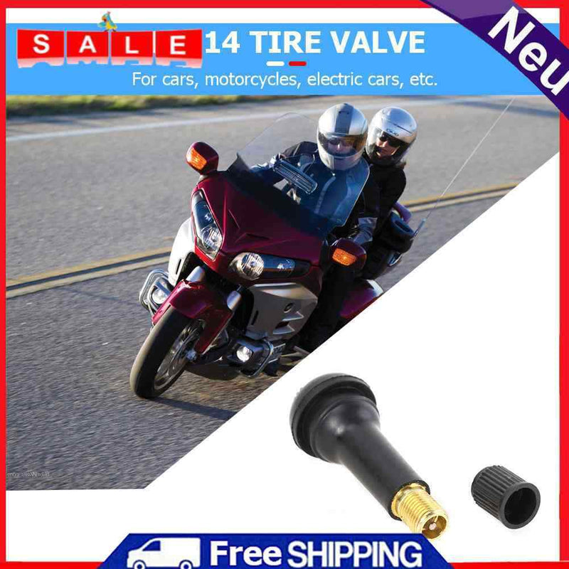 100 Stück TR-414 Einrastende Gummiventilschäfte TR414 Schlauchlose Reifenventile