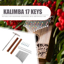17-Key Kalimba DIY Keys Bridge Tuning Hammer Set Thumb Piano Accessories Newly