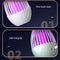 Silent Mosquito Killer LED UV Lamp Fly Bug Insect Trap Night Light (White) Newly