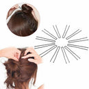 3 Styles Metal Wavy Hair Clips Girls Headwear U-Shaped Hairpins Bobby Pin