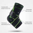 Protective Outdoor Sport Ankle Brace Basketball Football Support Band (XL) Newly