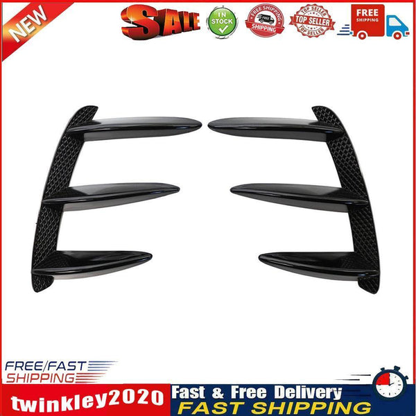 Rear Bumper Side Vent Canards for Mercedes Benz W176 A200 A45 AMG (Black) Newly