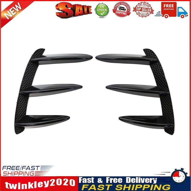 Rear Bumper Side Vent Canards for Mercedes Benz W176 A200 A45 AMG (Black) Newly