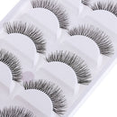 Makeup Long Thick Cross Eye Lashes Extension False  Eyelashes Handmade Black