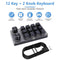 Macro Custom Gaming Keyboard Knob 12 Key + 2 Knob Programmable Mechanical Keypad