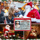Plastic Santa Flight Cards Creative Xmas Gifts Cards Xmas Eve Tree Decoration
