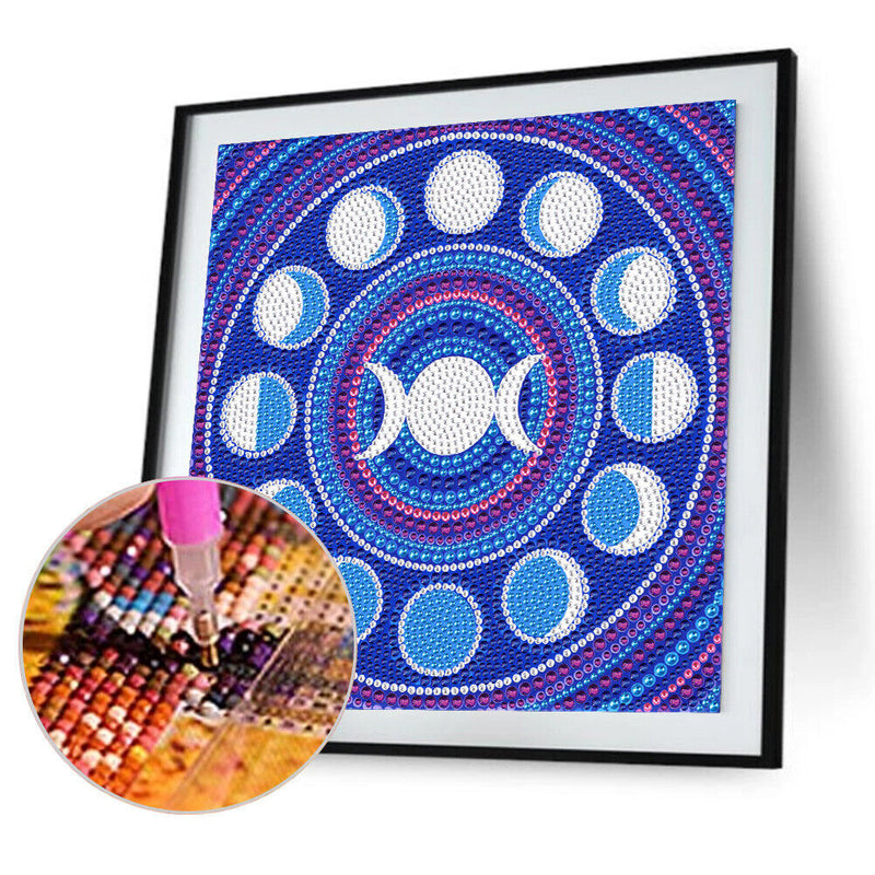 Diamond Painting Kit Twelve Time Full Round Drill Crystal DIY Art (KA217)