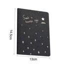 Black Paper Graffiti Notebook Sketch Book Diary For Painting Notepad Drawin U4F2