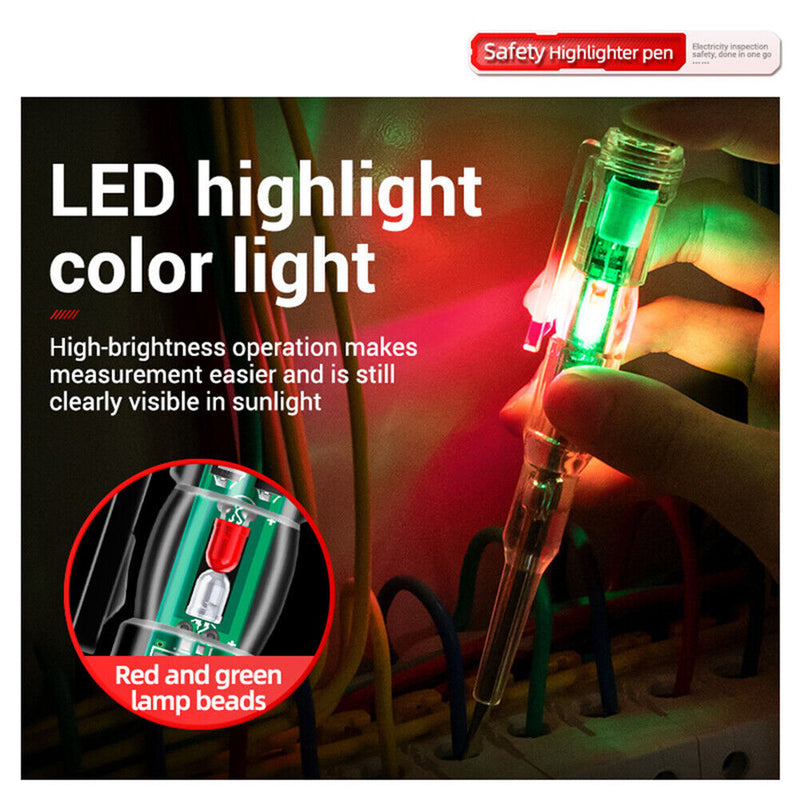 Digital Tester Electric Induced Screwdriver Probe Test w/Indicator Light
