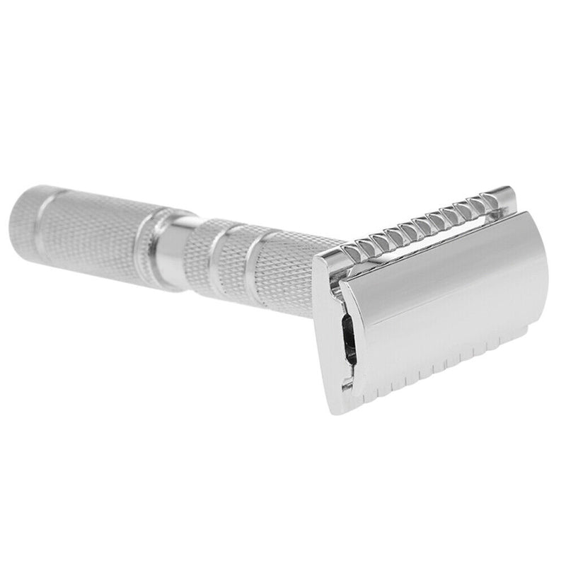 Metal Classic Double Edge Safety Razor w/ Blade Portable Shavers (ZR2194) Newly