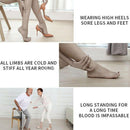 Blood Muscle Circulation Stimulator Mat 15-Level EMS Electric Foot Massager-Pad