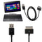 #A 40Pin Data Converter Cable USB Cord for ASUS Eee Pad TF101/TF201/TF300 Blac