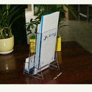 Plastic Clear Tri Fold Brochure Holder Display Stand Box Card G1S3 Business U9C6
