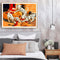 Frameless Painting By Numbers DIY Playing Dogs Picture Craft Home Wall Decor Kit