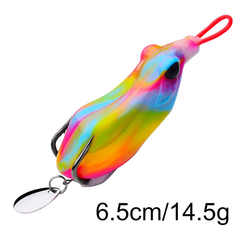 6.5cm 14.5g Bionic Ray Frog Lure Topwater Artificial Wobbler Fishing Bait Tac
