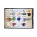 15 Pcs/Set Rock Gemstones Collection Box Quartz Crystal Specim. Mineral X4P9