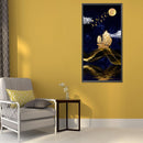 5D Diamond Painting Kit Golden Sailboat Full Round Drill Rhinestone DIY Wall Art