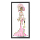 14CT Counted Cotton Thread Cross Stitch Kit DIY Noblewoman Embroidery Needlework