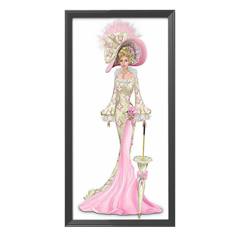 14CT Counted Cotton Thread Cross Stitch Kit DIY Noblewoman Embroidery Needlework