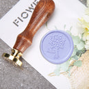 Fire Paint Sealing Wax Tablet Lacquer Seal Envelope Decor (Smoky Purple) Newly