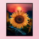 Full Cross Stitch 11CT DIY Sunflower Handmade Stamped Needlework Craft Home Art