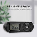 LCD Digital Display Pocket Mini Radio FM Player Receiver for Outdoor Walking