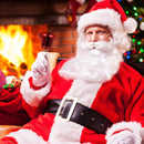 Christmas Hand Bell Santa Claus Jingle Bells Wedding Party Decor (Red) Newly