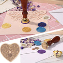 DIY Special Love Sealing Wax Stamp Wedding Custom Invitations Metal Head Decor