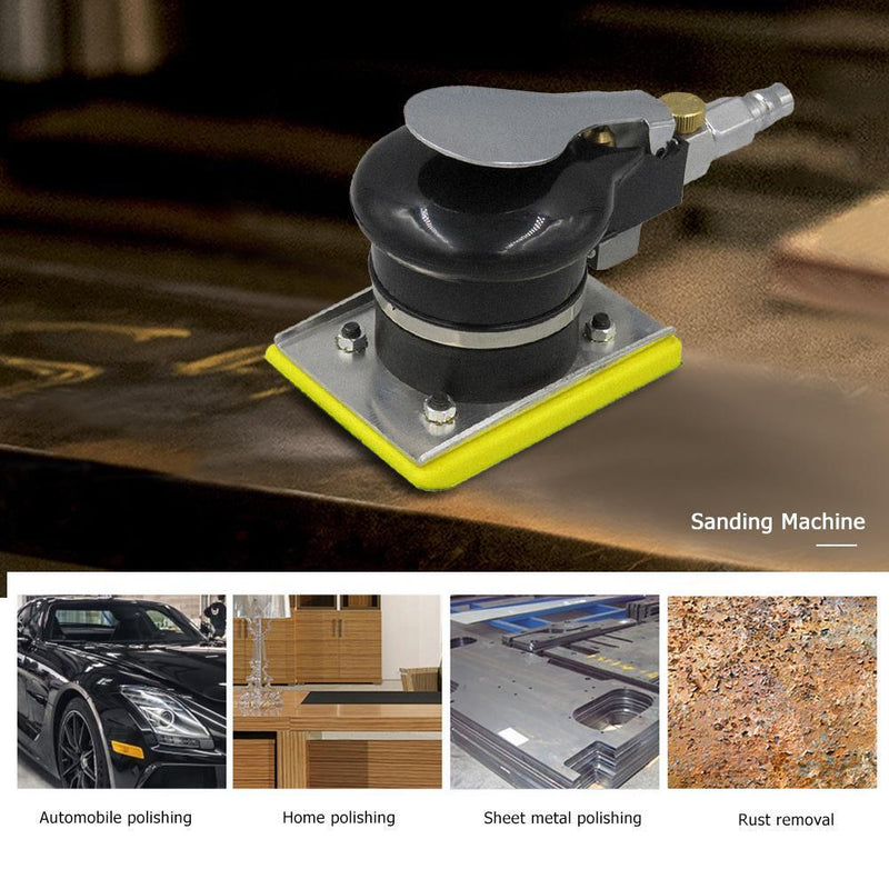 Pneumatic Eccentric Grinder for Air Grinder, Square Pad