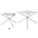 Outdoor Camping Fire Rack Grill Folding Detachable Barbecue Grill (Medium)