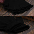 Novelty Fashion Fingerless Gloves Knitted glove Half Finger Warm Black handwear