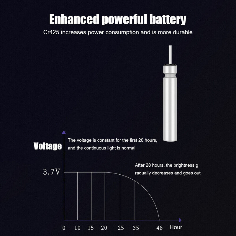 Rechargeable Battery CR425 for Luminous Floats Night Fishing Accessories Tackles