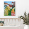 Oil Paint by Numbers Country Path Canvas Artwork Living Room Picture Decoration