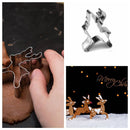 Baking Decor Chocolate Cookie Cutter Stainless Steel Biscuit Mold Xmas Reindeer
