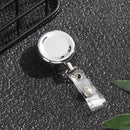 ID Name Card Stationery Metal Retractable Lanyards Badge Holder Key Ring