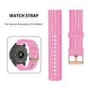 20mm Waterproof Bracelet Watch Strap for Garmin Forerunner 255S (Pink)
