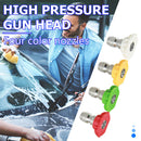 4pcs 0 15 25 40 Degrees Pressure Washer Tips 2.5 GPM Power Washer Attachments